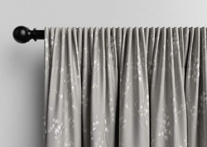 Laura Ashley Pussy Willow, Steel - Made to Measure Curtains - Image 9